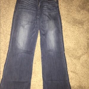 Express mid rise wide leg jeans